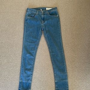 Rag & bone jeans ankle skinny blue